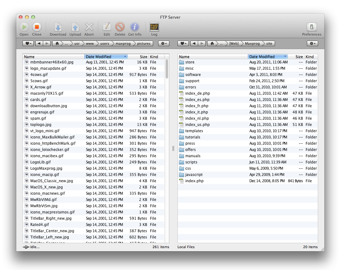 free ftp server software for mac
